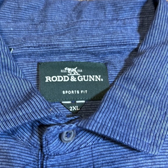 Rodd and Gunn Taylor’s Creek SF Polo. Color-Eclipse. Men’s Size XXL. NWT. - Picture 8 of 9